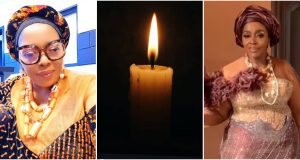 Tears flow as Nollywood veteran actress Rita Edochie mourns the death of loved one