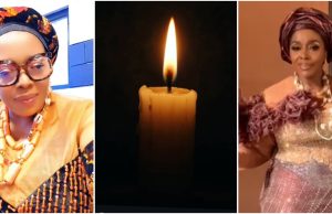 Tears flow as Nollywood veteran actress Rita Edochie mourns the death of loved one