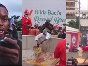 “Dem no wash rice?” – Peller storms Eko Hotel to support Hilda Baci (Video)