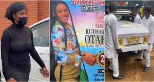 Tears flow as Phyna’s sister, Ruth is laid to rest in Ogun state (Videos)
