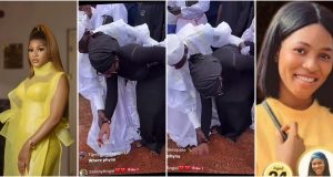 Heartbreaking video as Phyna pours sand into late sister’s grave amid tears