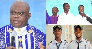 Happie Boys storm OPM church to apologize to Apostle Chibuzor Chinyere, exposes man who instigated them against clergyman (Video)