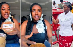 Lady who got 5 plates of Hilda Baci’s Jollof rice, gives unexpected review (Video)