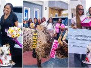 Sweet video as May Edochie receives N1M, cow, bouquet, other items ahead of birthday
