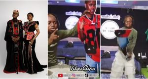 Peller angrily smashes cardboard statue of girlfriend, Jarvis after she blocked him online (Video)