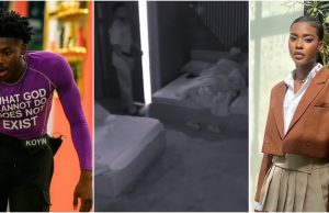 “He no expect am” – Koyin’s weird reaction after seeing Kola on Dede’s bed trends online, netizens react (Video)