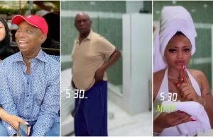 “Which kin thing be this?” – Regina Daniels breaks internet as she shares video of husband, Ned Nwoko urinating