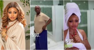 Regina Daniels fires back at lady who advised her to delete husband, Ned’s bathroom video