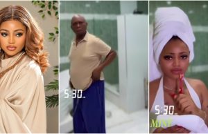 Regina Daniels fires back at lady who advised her to delete husband, Ned’s bathroom video