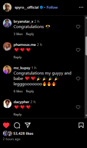 reaction on spyros news