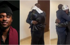 “The thing really pain am” – Emotional moment Faith reunites with father following eviction (Video)