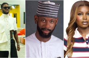 Moment Mensan spies on Koyin and Isabella’s ‘under duvet’ actions, exposes their acts to housemates (Video)
