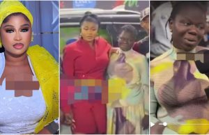 “After throwing her out at age 12” – Lady drags Imisi’s mom’s over her actions at daughter’s prize-giving ceremony (Video)