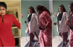 “Why was she falling in the house?” – New video of Imisi walking in high heels gets people talking