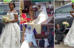 “I said Yes” – Wedding-themed photos/videos of TikTok stars, 5 Naira and Chidinma elicits comments
