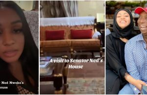 Lady who recently visited Ned Nwoko’s house amid marriage crisis with Regina reveals what she saw on table (Video)