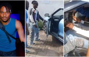 Faith takes delivery of Innoson car he won during BBNaija S10