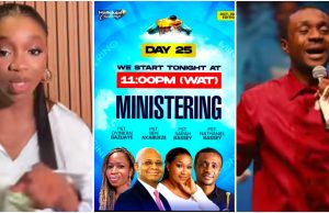 “I just weak” – Lady reveals unexpected thing Nathaniel Bassey did during last day of Hallelujah Challenge that got her tensed (Video)