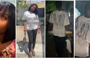 “Ah, wetin happen?” – Lady who went to Hallelujah Challenge Festival shows off her looks before and after event (Video)