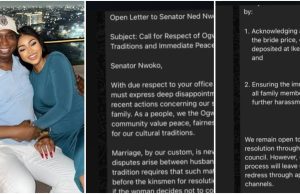 “E don set” – Chats leak as Regina Daniels’ kinsmen allegedly move to return bride price