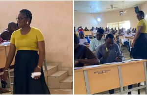 “She no get joy at all”: Woman who invigilated class her husband wrote exam in shares why she changed his seat twice