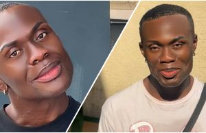 Disturbing video of crossdresser, Emeka The Star being beaten, stripped in public goes viral (Video)