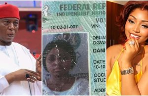 “This man too wise” – Ned Nwoko leaks ID card of Regina Daniels amid allegations of marrying her at 17