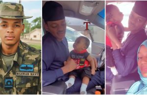 “He don marry?” – Naval officer, Yerima’s video with woman and boy gets people talking