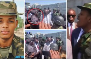 “The guy mouth no good” – Rare video showing what Naval officer, Yerima told man who called him ‘small boy’ during clash with Wike grabs attention