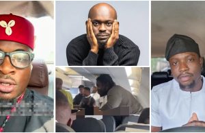 Eyewitness shares true cause of Verydarkman’s faceoff with Mr. Jollof in plane (Video)
