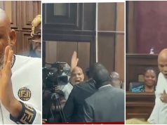 Drama as judge tells security to take Nnamdi Kanu out of court (Video)