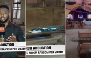 Journalist shows things he saw in Kwara church days after bandits’ attack (Video)