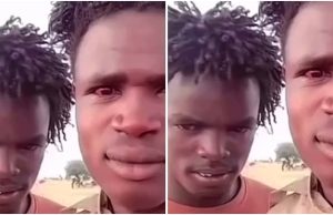 Drama as alleged bandit and woman clash on TikTok live, he issues fearful threat (Video)