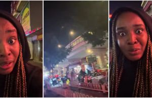 “If I turn my camera now…”: Lady in awe after seeing what Nigerian men are doing to make money in China (Video)