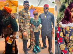 “Una sure say Judy Austin still dey?” – Speculations as Yul exchanges warm pleasantries with Rita Edochie at event (Video)