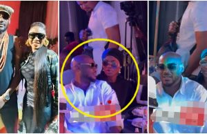 “Our legend don enter am” – Lady points out what she saw Natasha Osawaru doing to 2Baba in public at recent event