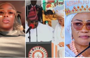 “It’s funny”: Lady laughs, points out what Gov. Adeleke did immediately Remi Tinubu left his side