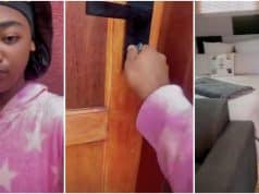 Lady who entered late brother’s room one year after his demise, shares video of what she saw, netizens react