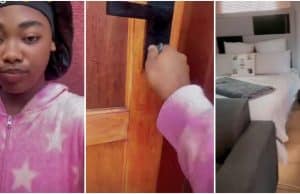 Lady who entered late brother’s room one year after his demise, shares video of what she saw, netizens react
