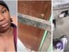 Lady who heard loud screams from neighbour’s house shares what she caught husband doing to wife (Video)