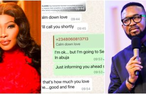 Old chats between Doris Ogala and Pastor Chris Okafor grabs netizens attention
