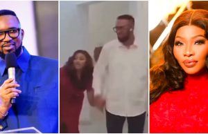 Netizens dig up moment Pastor Chris Okafor proposed to another lady which triggered Doris Ogala’s outcry (Video)