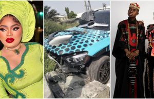 “Him own dey always different”: Reactions as Bobrisky sends strong message to Peller following car crash, makes unexpected offer