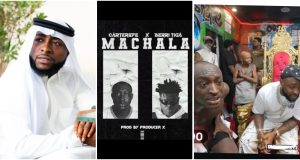 Davido’s reaction as hit track, ‘Machala’ gets played during Carter Efe’s livestream sparks buzz