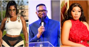 “E shock am” – Destiny Etiko reacts after seeing Pastor Chris Okafor’s bedroom photo posted by Doris Ogala