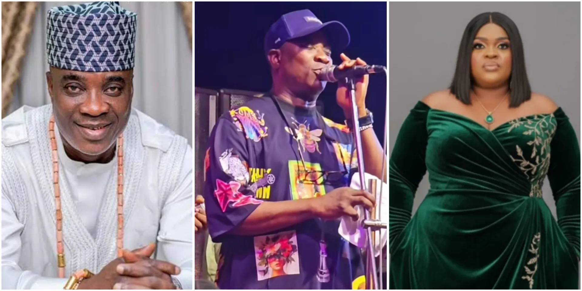 “So touching”: KWAM 1 pays priceless tribute to Allwell Ademola on stage hours after her passing (Video)