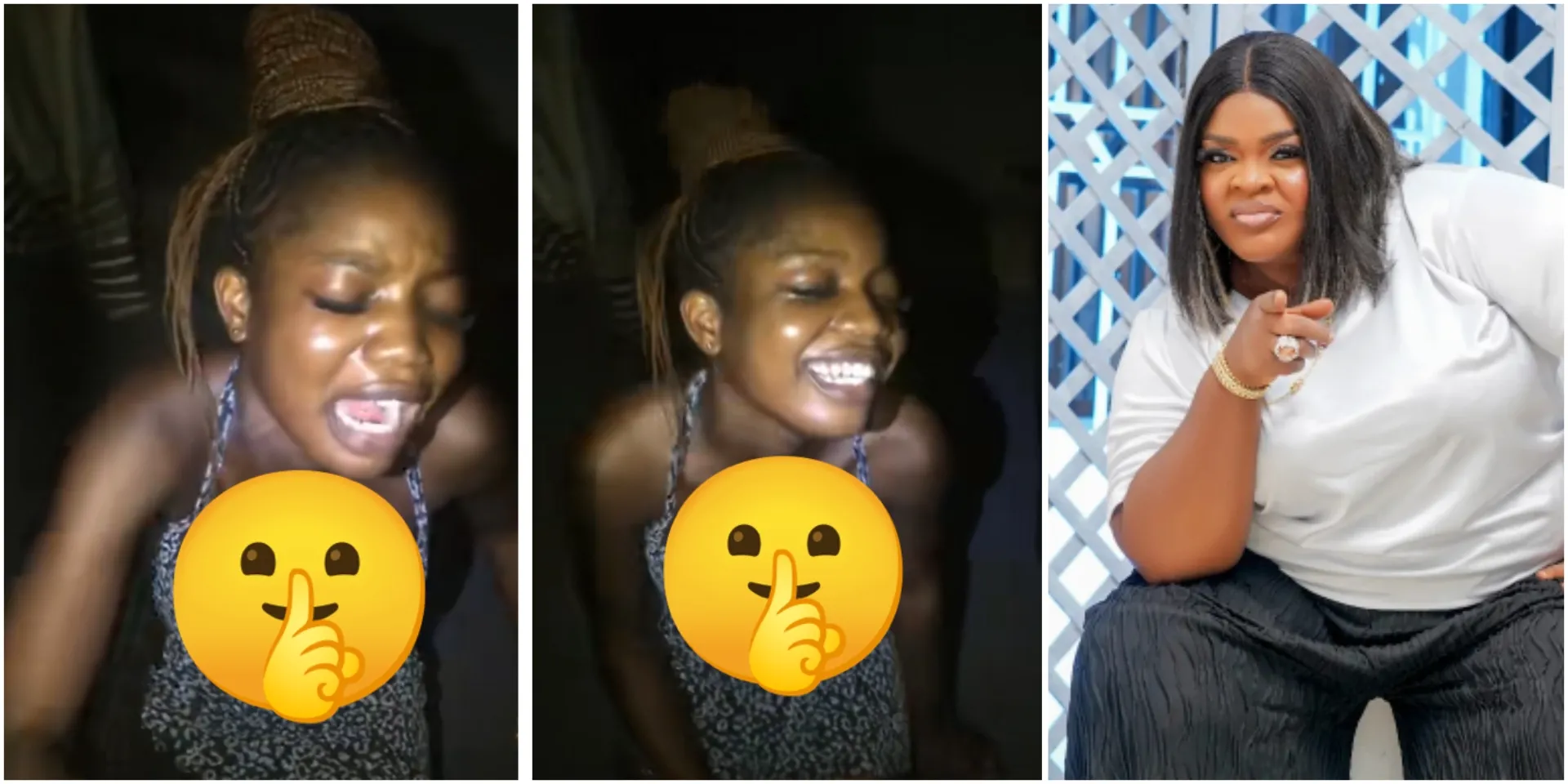 “Are you mocking her or what?”: Lady sparks outrage as she posts video of what sister did after hearing about Allwell Ademola’s demise