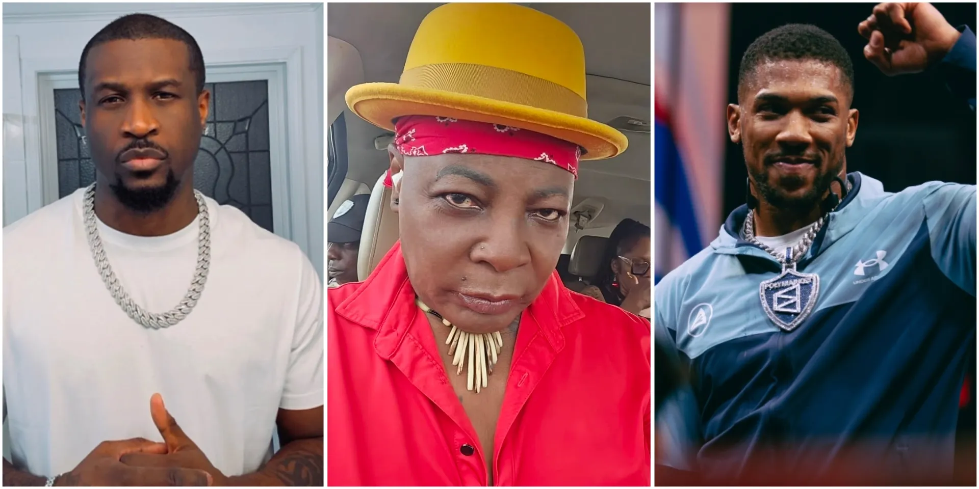 “Delete it” – Peter Okoye, Kate Henshaw fire at Charly Boy over post about Anthony Joshua (Video)
