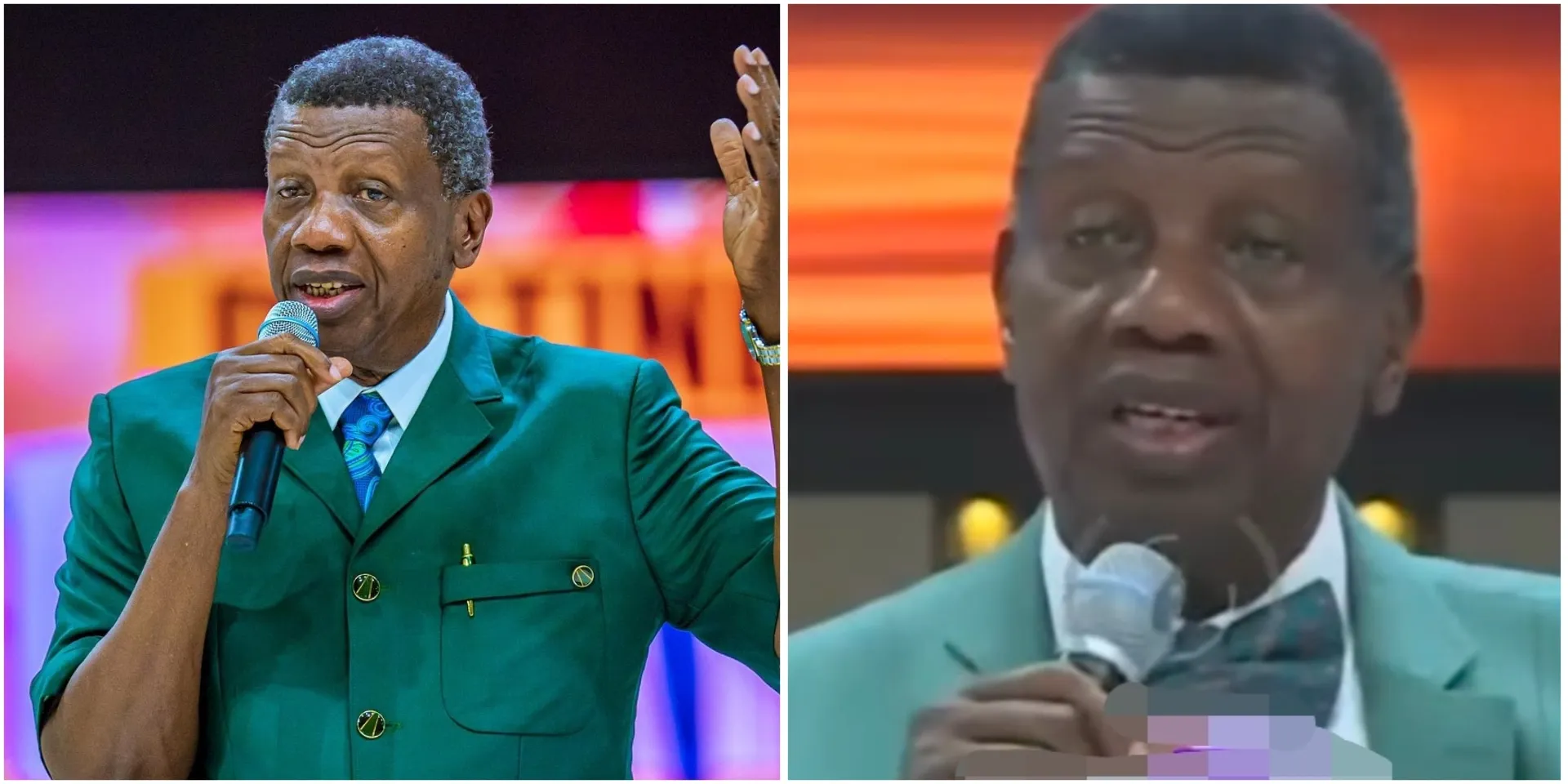 “This one choke”: Pastor E.A. Adeboye reveals what he saw after lady pulled up her dress in his hotel room (Video)