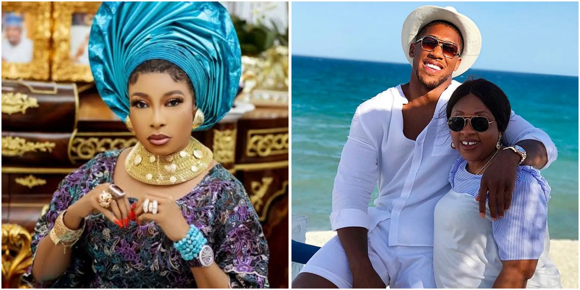 “Which kin woman be this?” – Lizzy Anjorin under fire as she drags Anthony Joshua’s mother over fatal accident (Video)